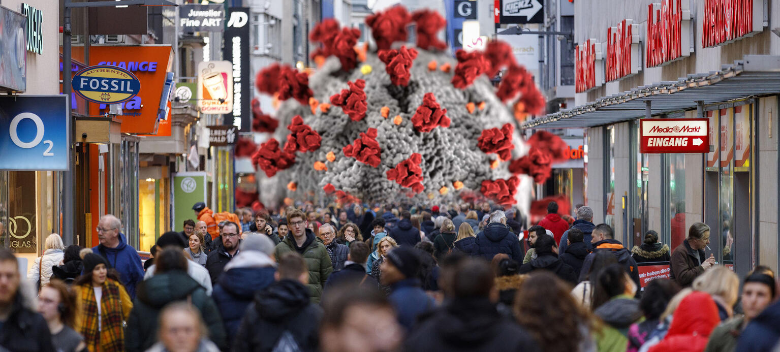 Symbolfoto Coronavirus in Köln