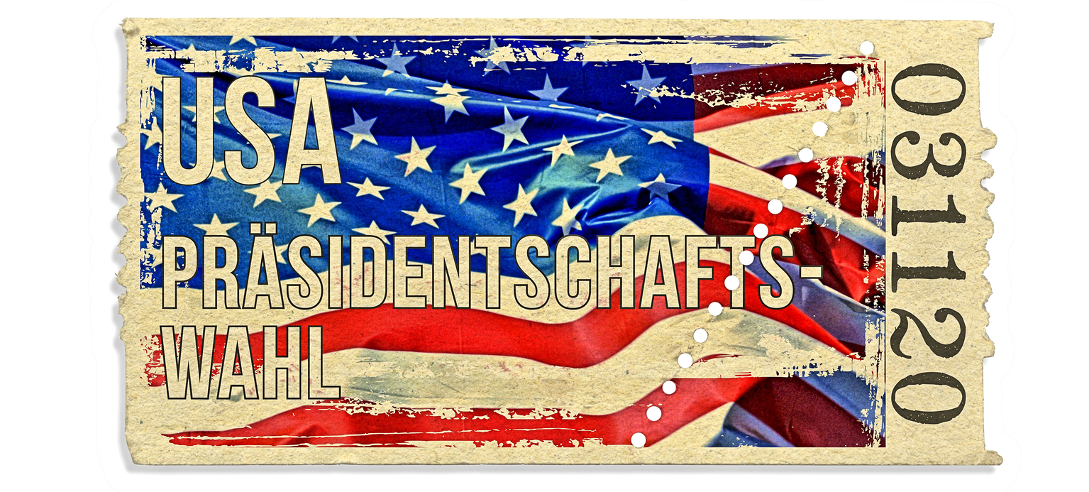 59. Präsidentschaftswahl in den USA - Symbolisches Ticket