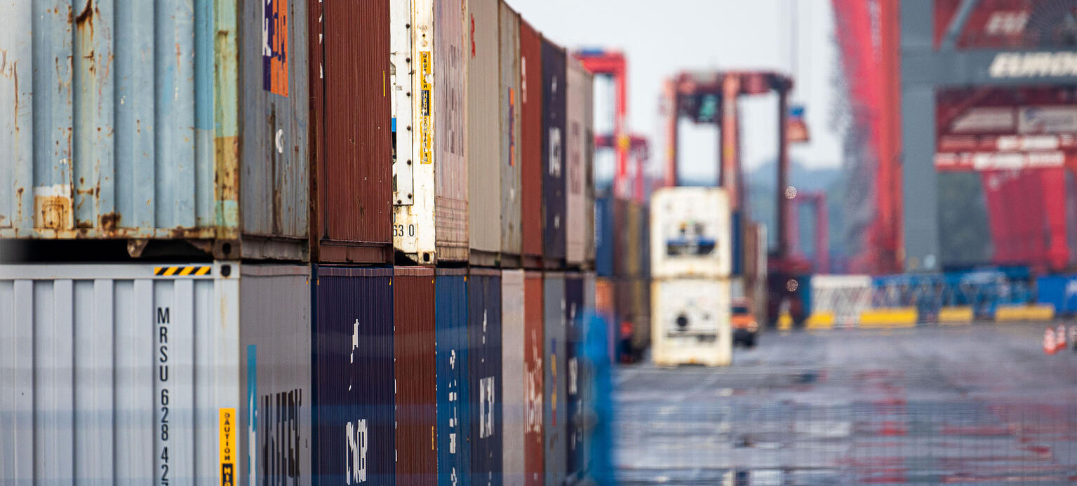 Konjunkturindikator, Container, Hamburger Hafen