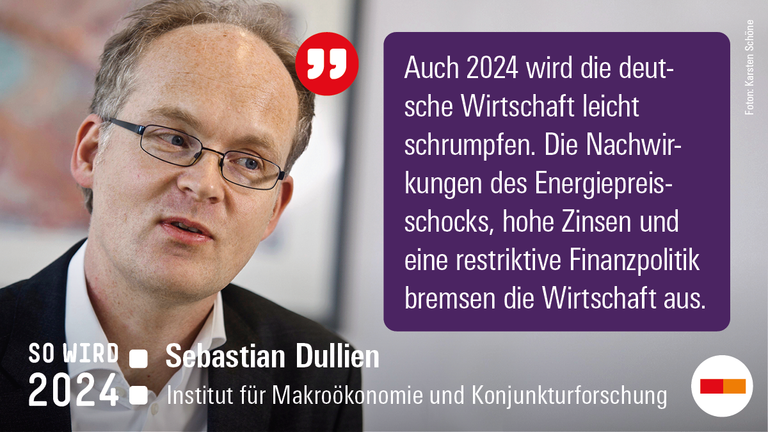 Sebastian Dullien zur deutschen Wirtschaft 2024